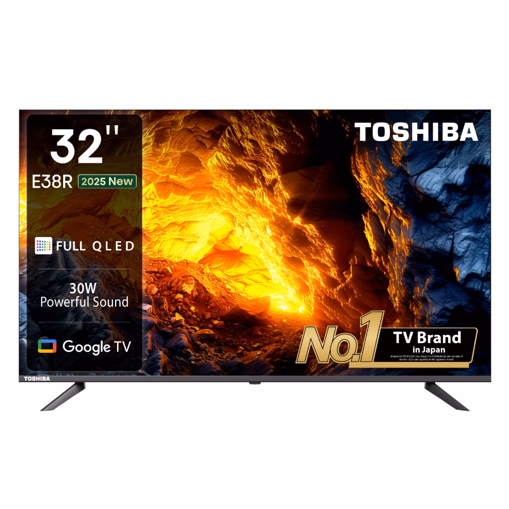 Toshiba 81.3 cm (32 Inch) QLED HD TV, 32E38RP